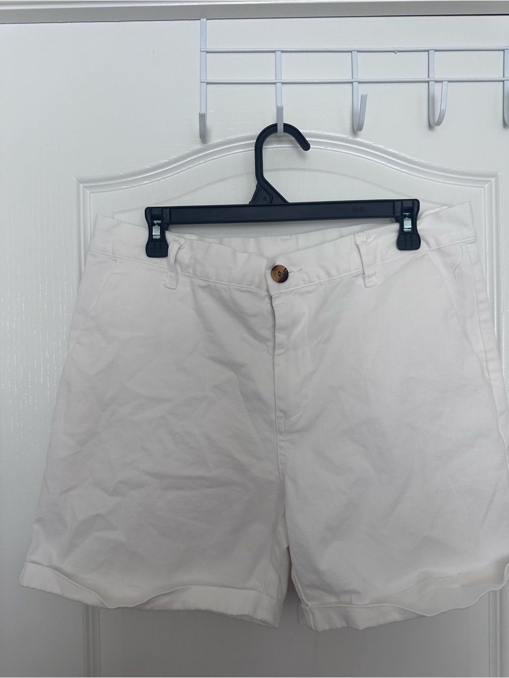 Summer White Chino Bermuda Shorts